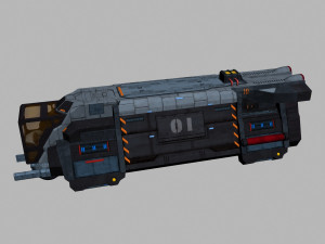 transport vehicle 3D 模型