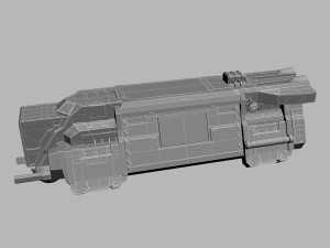 transport vehicle 3D 模型