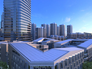 city building Modèle 3D