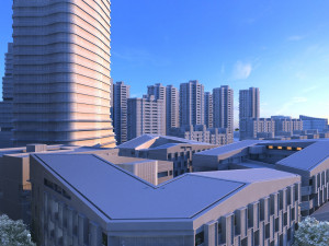 city building Modèle 3D