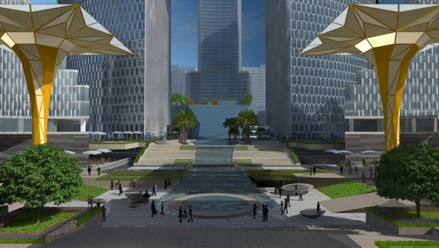 city building Model 3D .c4d .max .obj .3ds .fbx .stl .blend