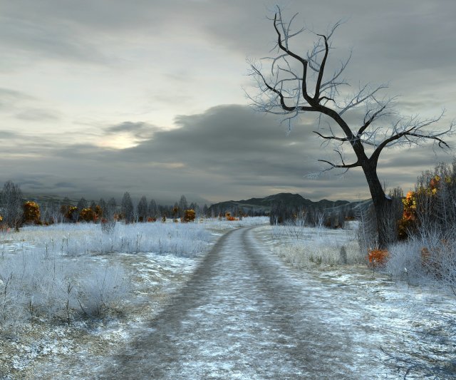 outskirts Model 3D .c4d .max .obj .3ds .fbx .stl .blend