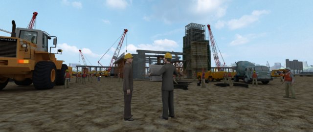 construction site Model 3D .c4d .max .obj .3ds .fbx .stl .blend