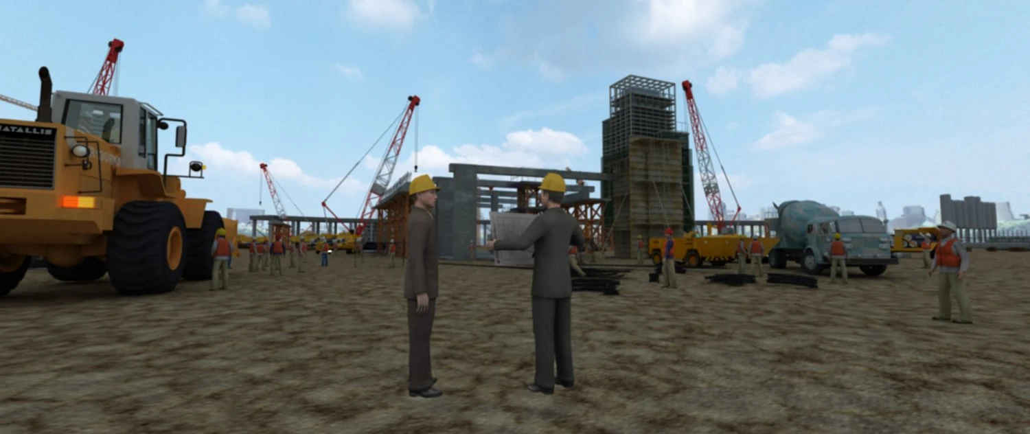 construction site 3D Model .c4d .max .obj .3ds .fbx .stl .blend 