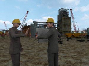 construction site Model 3D