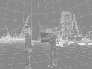 construction site Model 3D