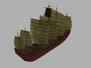 merchant shipping 3D Model