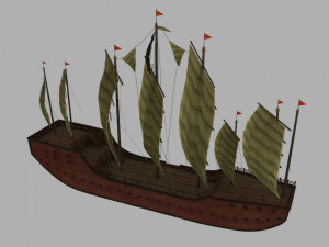 merchant shipping 3D मॉडल