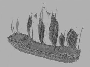 merchant shipping 3D मॉडल