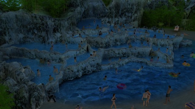 spa resort Model 3D .c4d .max .obj .3ds .fbx .stl .blend