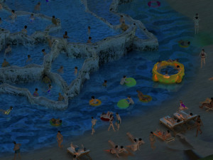 spa resort Model 3D