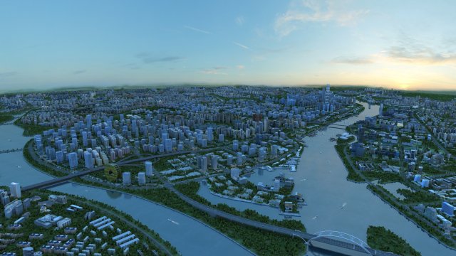 city building 3D Model .c4d .max .obj .3ds .fbx .stl .blend 