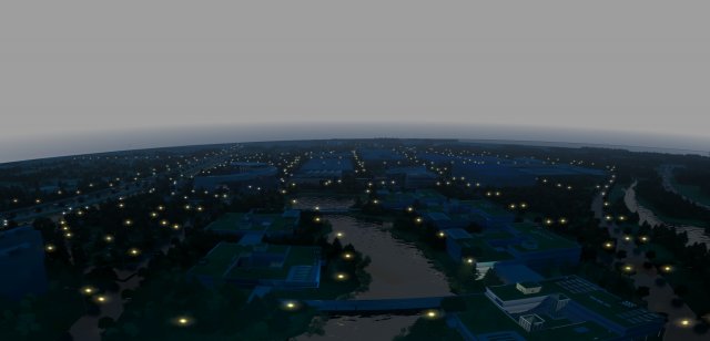 city night 3D Model .c4d .max .obj .3ds .fbx .stl .blend 