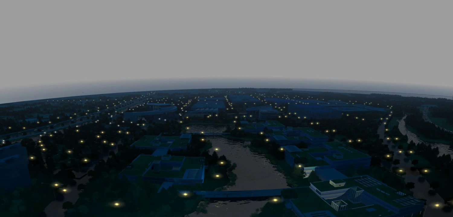 city night 3D Model .c4d .max .obj .3ds .fbx .stl .blend 