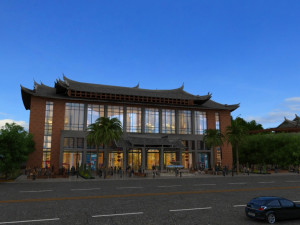 ancient architecture Model 3D