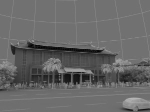 ancient architecture Model 3D