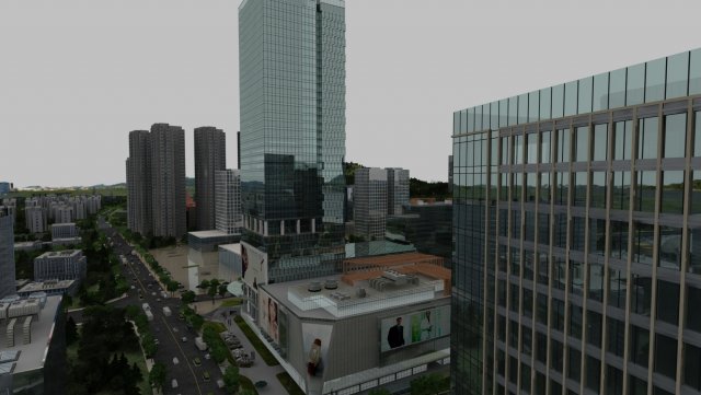 city building 3D-Modell .c4d .max .obj .3ds .fbx .stl .blend 