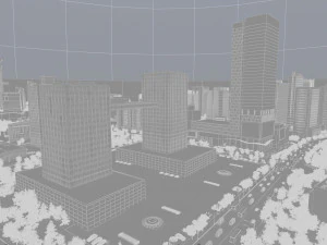 budowa miasta Model 3D