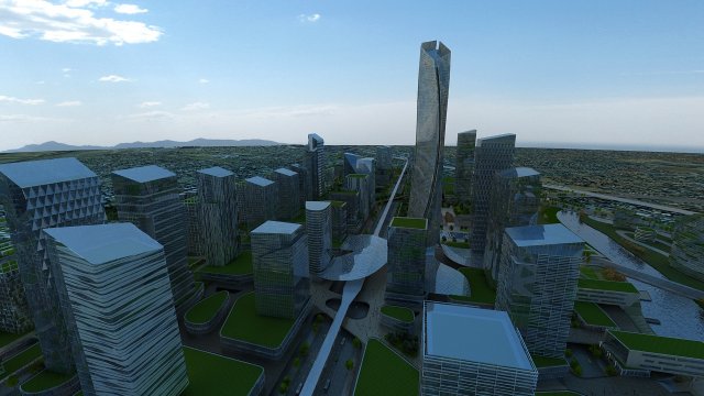 city building 3D 模型 .c4d .max .obj .3ds .fbx .stl .blend 
