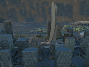 city building 3D 模型