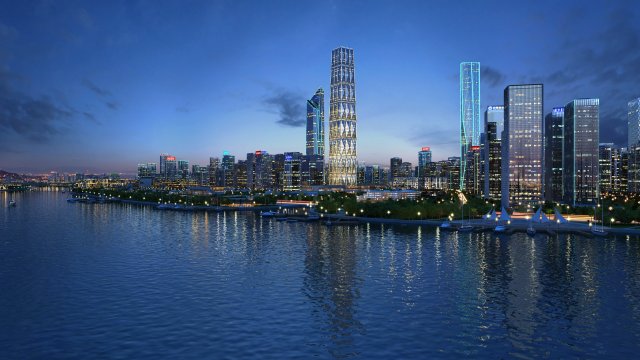 city building 3D 模型 .c4d .max .obj .3ds .fbx .stl .blend 