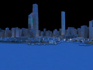 city building 3D 模型