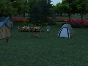 Camping 3D Modell