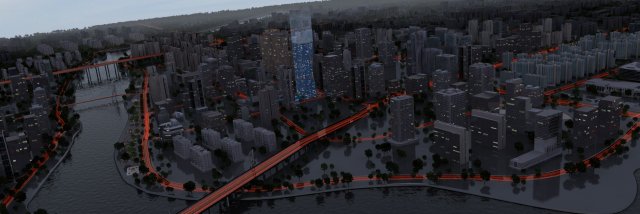 city building Model 3D .c4d .max .obj .3ds .fbx .stl .blend 