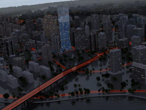 bâtiment de la ville Modèle 3D