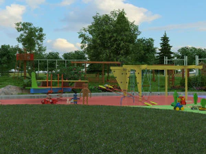 amusement park 3D Model