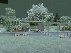 amusement park 3D Модель