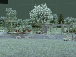 amusement park 3D Model