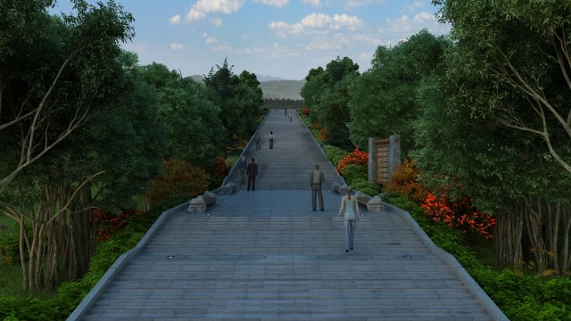 guanyin temple 3D Модель .c4d .max .obj .3ds .fbx .stl .blend 