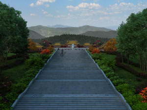 guanyin temple 3D Модель