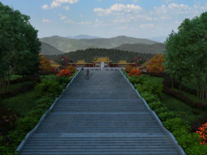 guanyin temple 3D Model