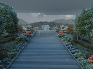guanyin temple 3D Модель