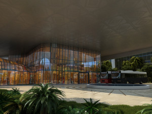 hotel building 3D Modell