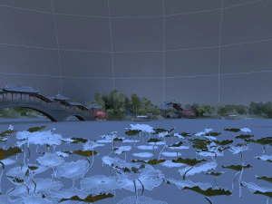 lotus pond 3D Model