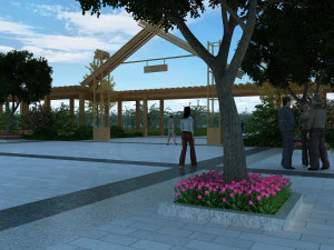 뽕나무 공원 3D 모델