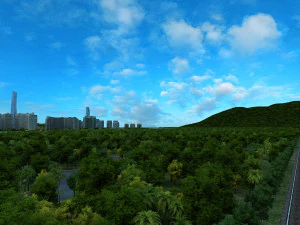 शहर की इमारत 3D मॉडल