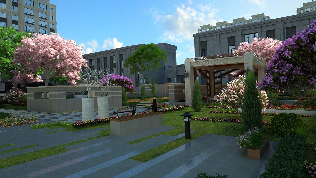city building 3D Model .c4d .max .obj .3ds .fbx .stl .blend