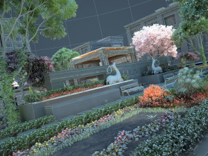 city building 3D मॉडल