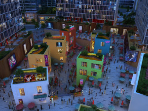 city building 3D 모델
