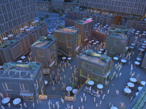 city building Model 3D
