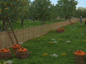 orchard 3D Model
