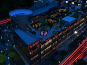 городское здание 3D Модель