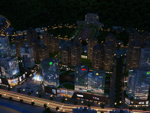 city building 3D मॉडल