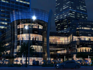 b&acirc;timent de la ville Modèle 3D