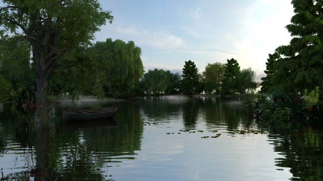 wetlands 3D Model .c4d .max .obj .3ds .fbx .stl .blend 
