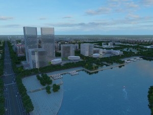 city building Modèle 3D